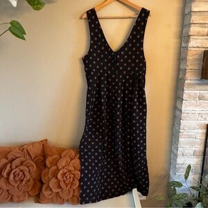 VINTAGE Black Floral‎ Dress